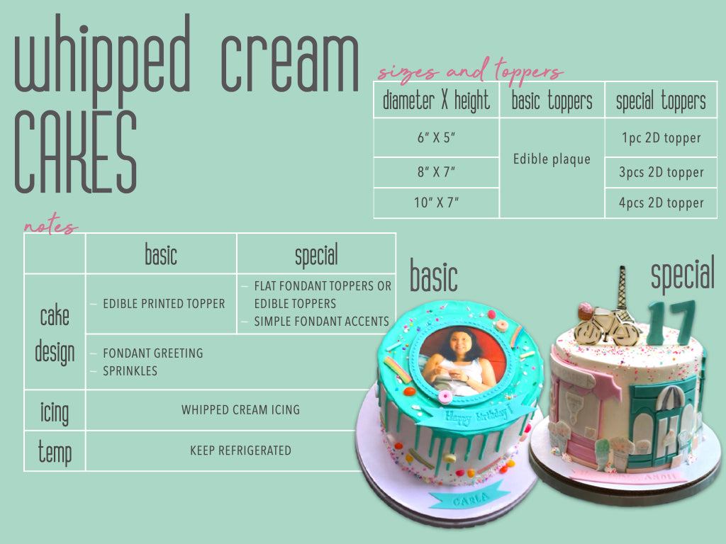 Whipped Cream Cakes