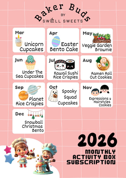 BAKER BUDS SUBSCRIPTION ACTIVITY BOXES